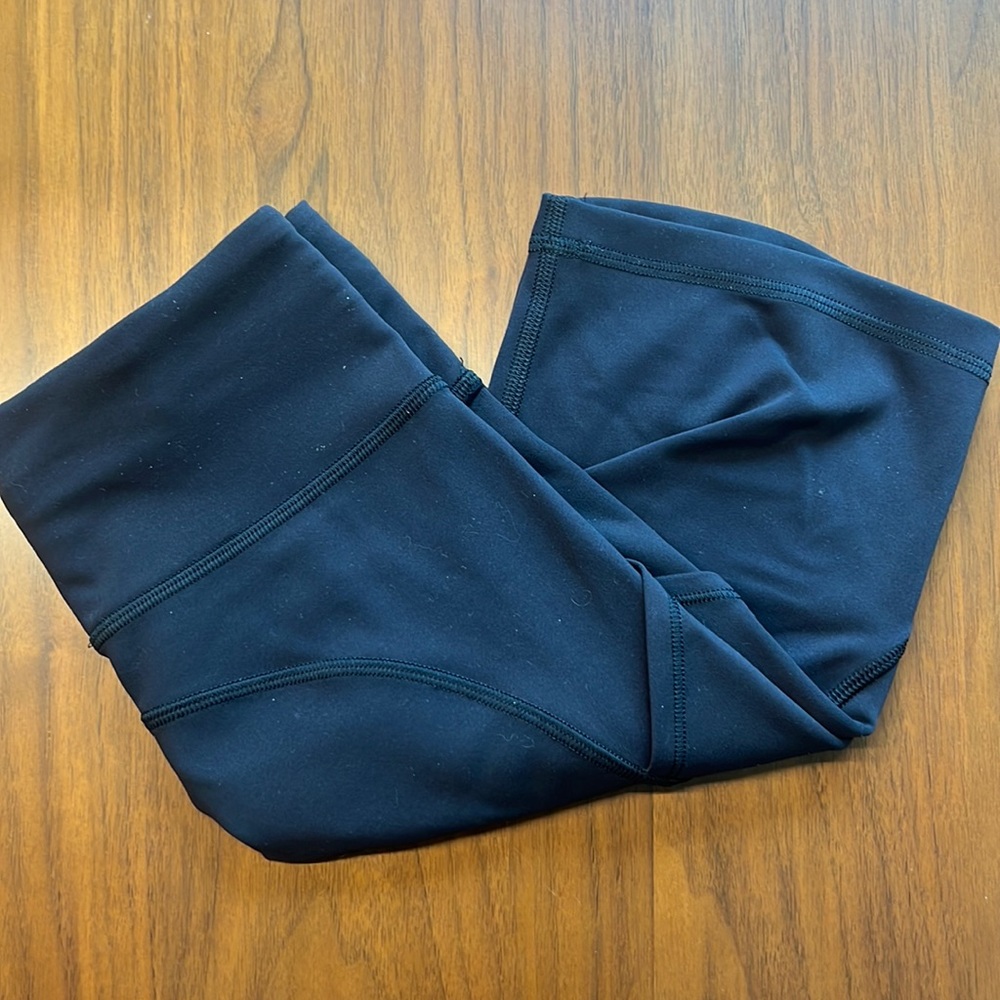 Lululemon, bike shorts, medium length with pockets, size 2